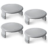 4 Pack AC14HCA Replacement Spool Cap Compatible with Ryobi Weed Wacker | Compatible with Ryobi One+ 18V, 24V and 40V Cordless String Trimmers. Durable Replacement Caps for Weed Wacker Spools