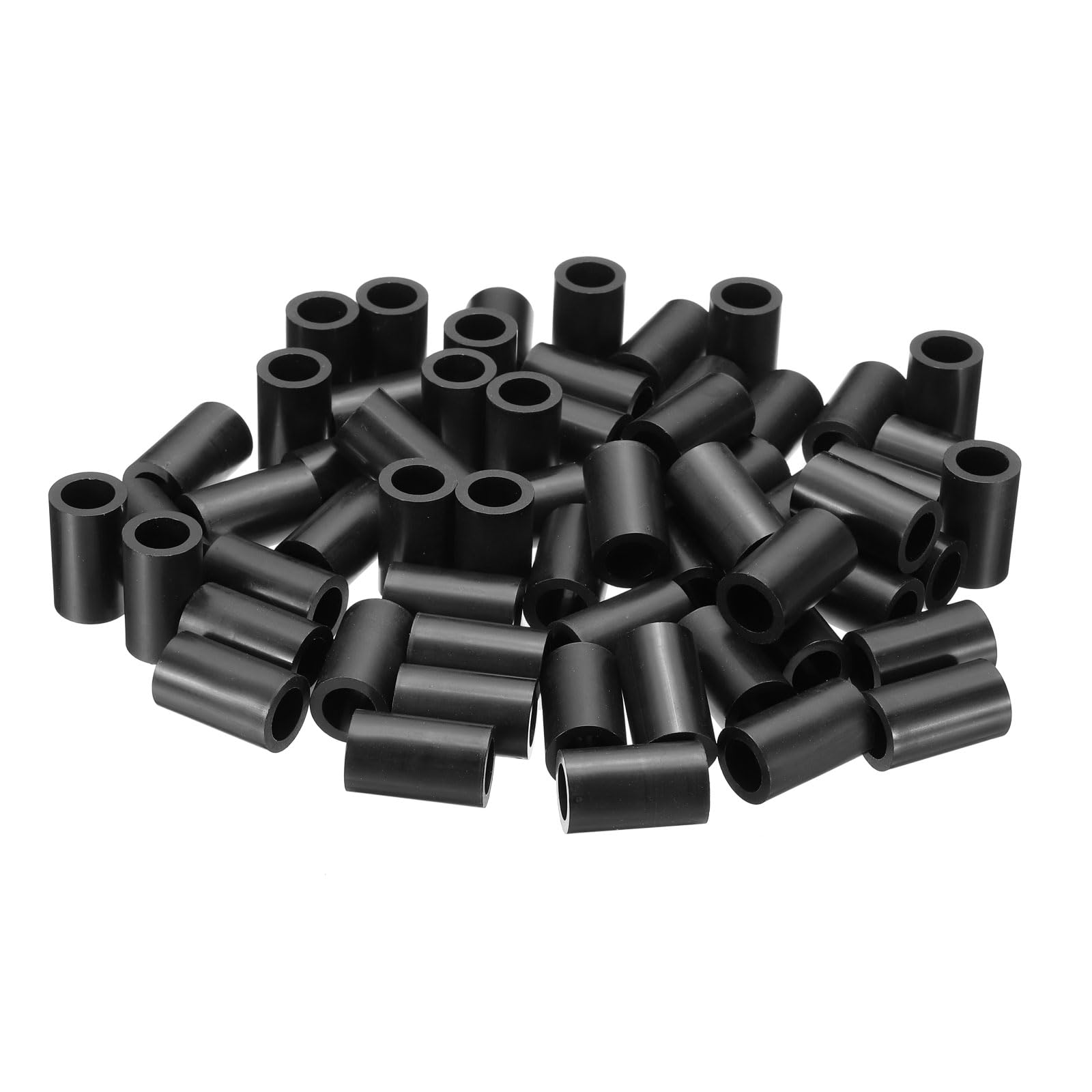 PATIKIL M12 Round Electrical Outlet ABS Spacers Washer, 60 Pcs 12.2mm ID, 18mm OD, 35mm Length Without Threaded,Switch and Receptacle Spacers Hardware for M12 Screws