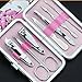 Buytra 7pcs Manicure&Pedicure Set Nail Clippers Scissors Grooming Kit