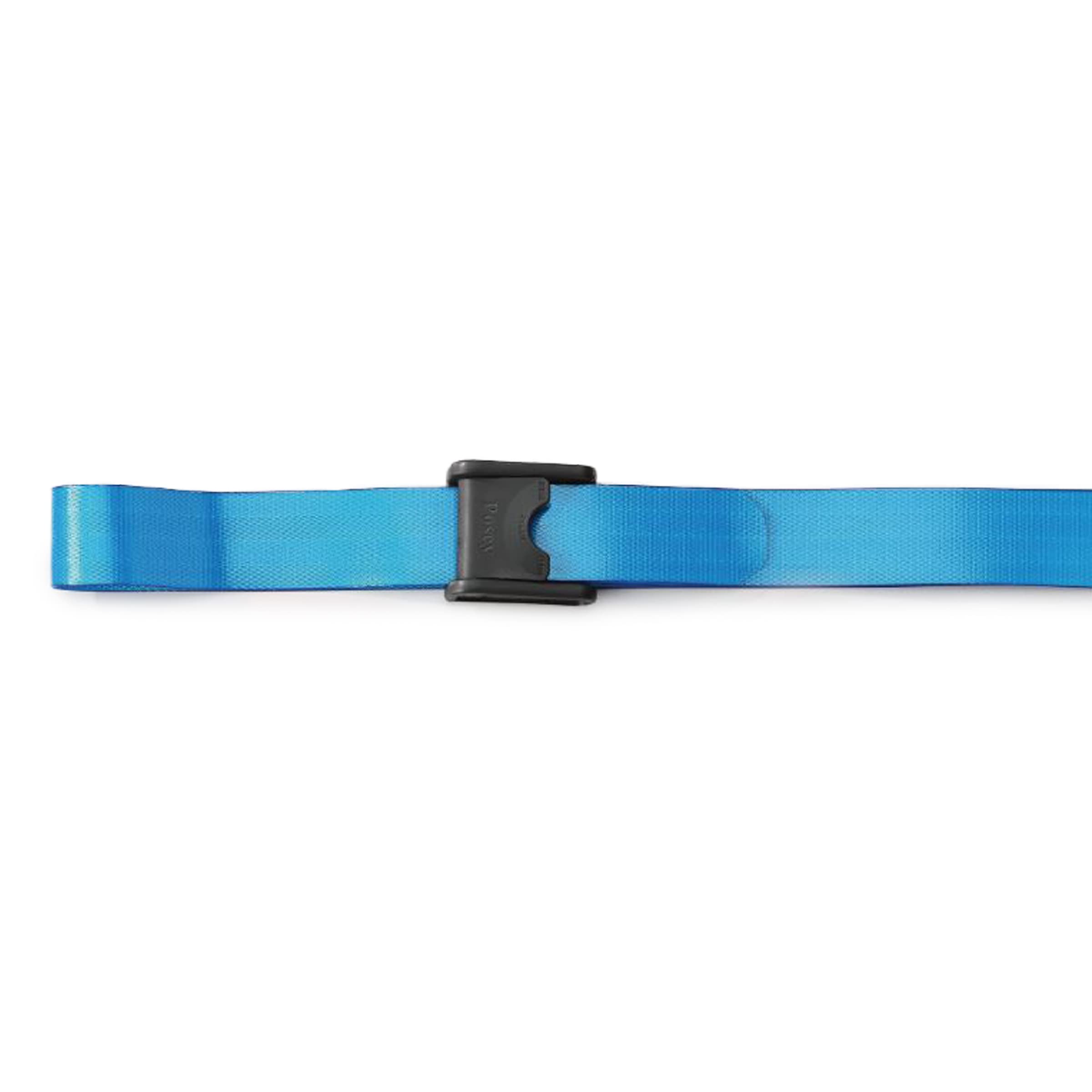 Posey 6546BL Premium EZ Clean Gait Belt with Spring-Loaded Buckle, Blue, 80