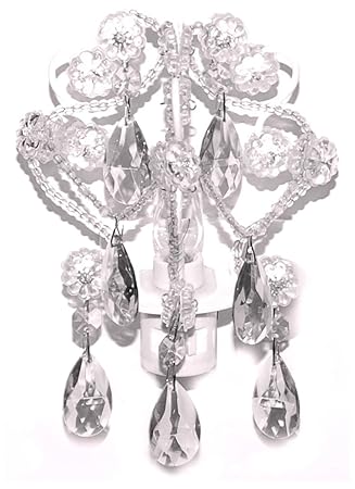 Amazon Com Tadpoles Night Light Chandelier In White Diamond