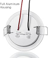 acegoo 4x 12V LED Recessed Ceiling Lights 3W 3200K Dimmable Aluminum view 4