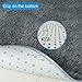 PAGISOFE Fluffy Shaggy Area Rug for Bedroom, Soft Fuzzy Rugs for Girls Boys Room Kids Room, Furry Throw Rugs for Dorm, Shag Carpet for Nursery Decor, Small Bedside Rug,3x5 Feet,Grey