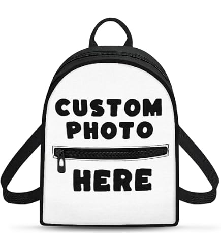 Zwlttyd Personalized Photo Backpack for Women Custom Purse Wallets with Zipper Purse Travel Bookbag Quilted Mini Backpacks Mother's Day for Mom Gifts Birthday Anniversary : Clothing, Shoes & Jewelry