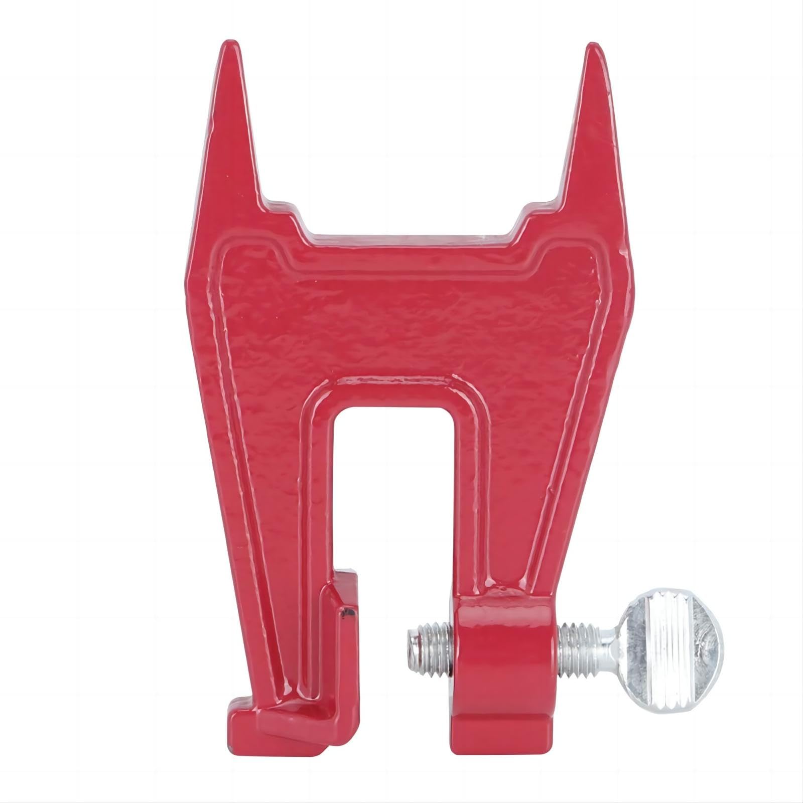 VIFER Chainsaw Stump Vise Portable Chain Saw Filing Vise Chainsaw Universal Sharpener Metal Sharpening Tool Guide Bar Clamp for Sharpening Saw Chain, Red