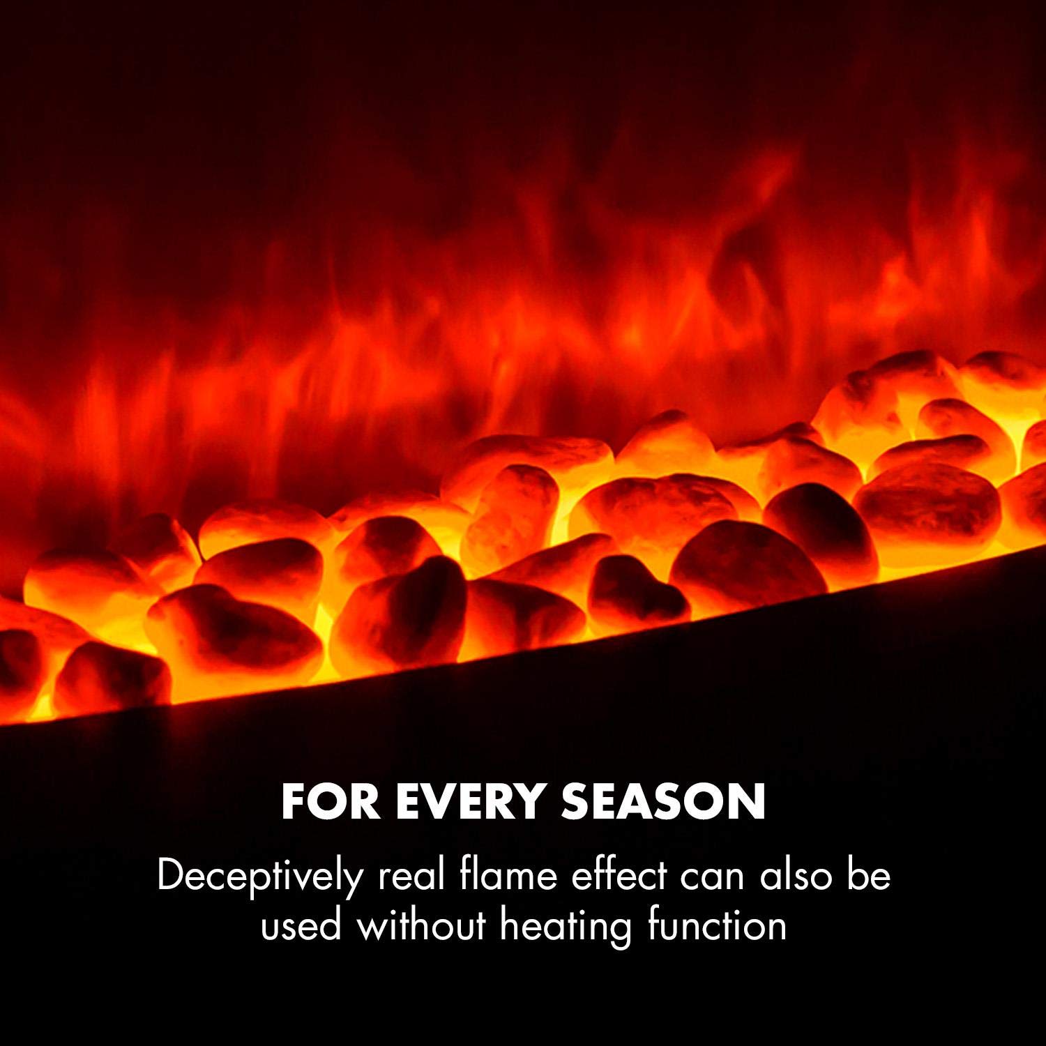 Klarstein Montreux Elektrischer Kamin Elektrokamin Mit Flammeneffekt E