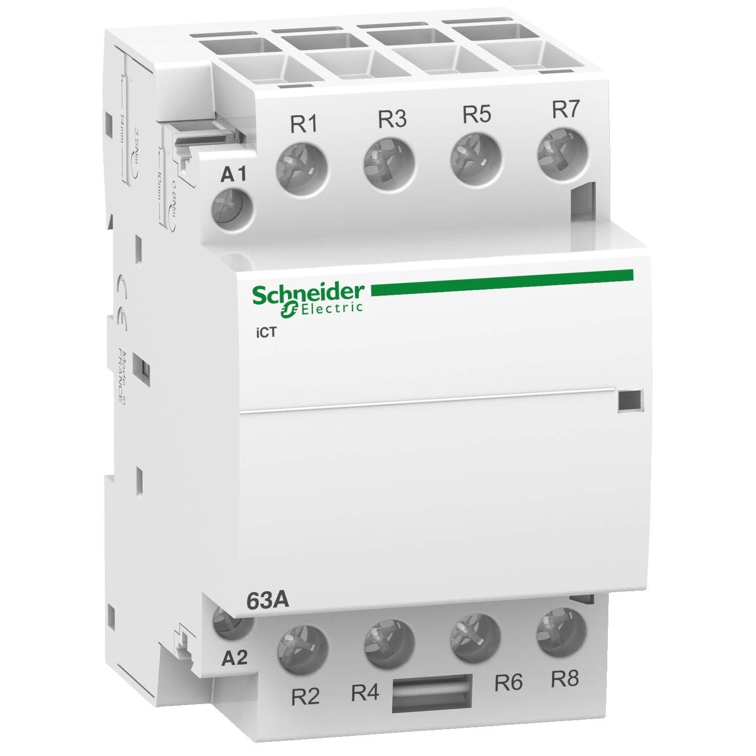 Schneider A9C20867 Contactor Ict 63A 4Nc 220-240 Vac, White, Set Of 4 Piece — image 1