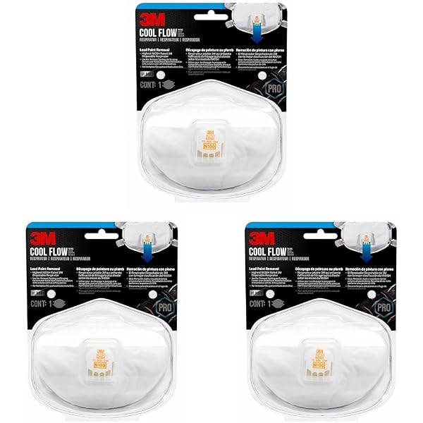 Amazon.com: 3M Particulate Respirator 8233, N100 (1 Piece) : Tools 