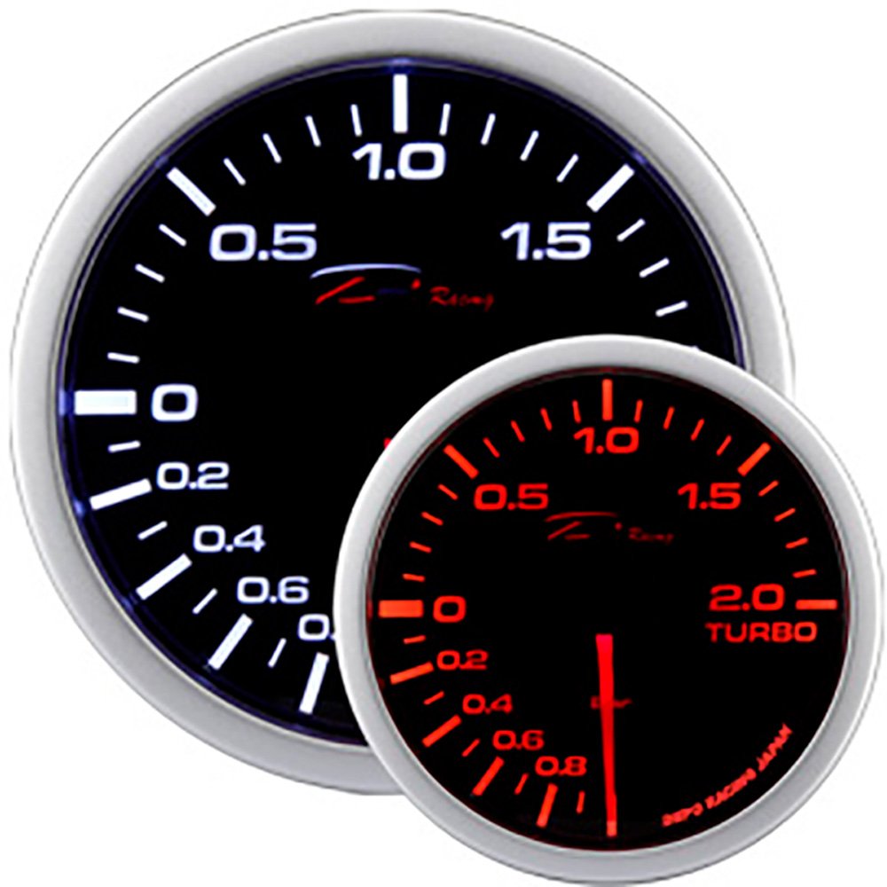 Depo Racing WA-Series Instrument/Gauge - Boost +2,0>1 bar - 52mm