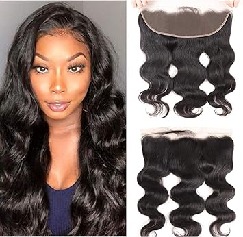 Amazon Com West Kiss Brazilian Hair Body Wave 13 X4 Lace Frontal