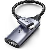 UGREEN USB C to HDMI Adapter Cable 4K@60Hz Aluminum Type C Thunderbolt 4/3 Converter Male to Female Compatible with iPhone 17/16 Pro Max, iPad mini Air, MacBook Pro, Galaxy S25Ultra, iMac XPS 17