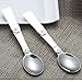ROOS Portable and Folding Stainless Steel Spoon and Box with Key ring Pack of 4