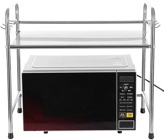 scaffale in metallo per forno a microonde nero Dazone Arredamento Cucina  berjaya.edu.my