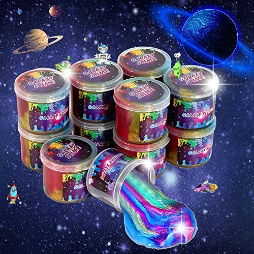 EASYCITY Fairy Putty Fluffy Fruit Party Butter Slime, Gifts Fluffy Floam Slime Stress Relief Toy Scented Sludge Toy for Kids and Adults (7oz)