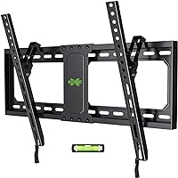 USX MOUNT Tilt TV Wall Mount for 37-82 Inch TVs up to 132 Lbs, Low Profile TV Mount, Flat Wall Mount TV Bracket, Fit 16", 18"