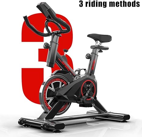 Amazon Co Jp サイクリングエクササイズバイク サイレントベルト駆動フライホイール付きカーディオトレーナーフィットネス バイク Ledデジタルモニター ホームジム自転車スポーツサイクリングフィットネス機器 ホーム キッチン