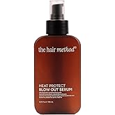 Heat Protect Blow Out Serum – Lightweight Protection Against Heat Damage with Hemisqualane, Pea Protein & Coconut Alkanes – Silicone-Free, Paraben-Free, Frizz-Free, Vegan, All Hair Types – 6.25 fl oz