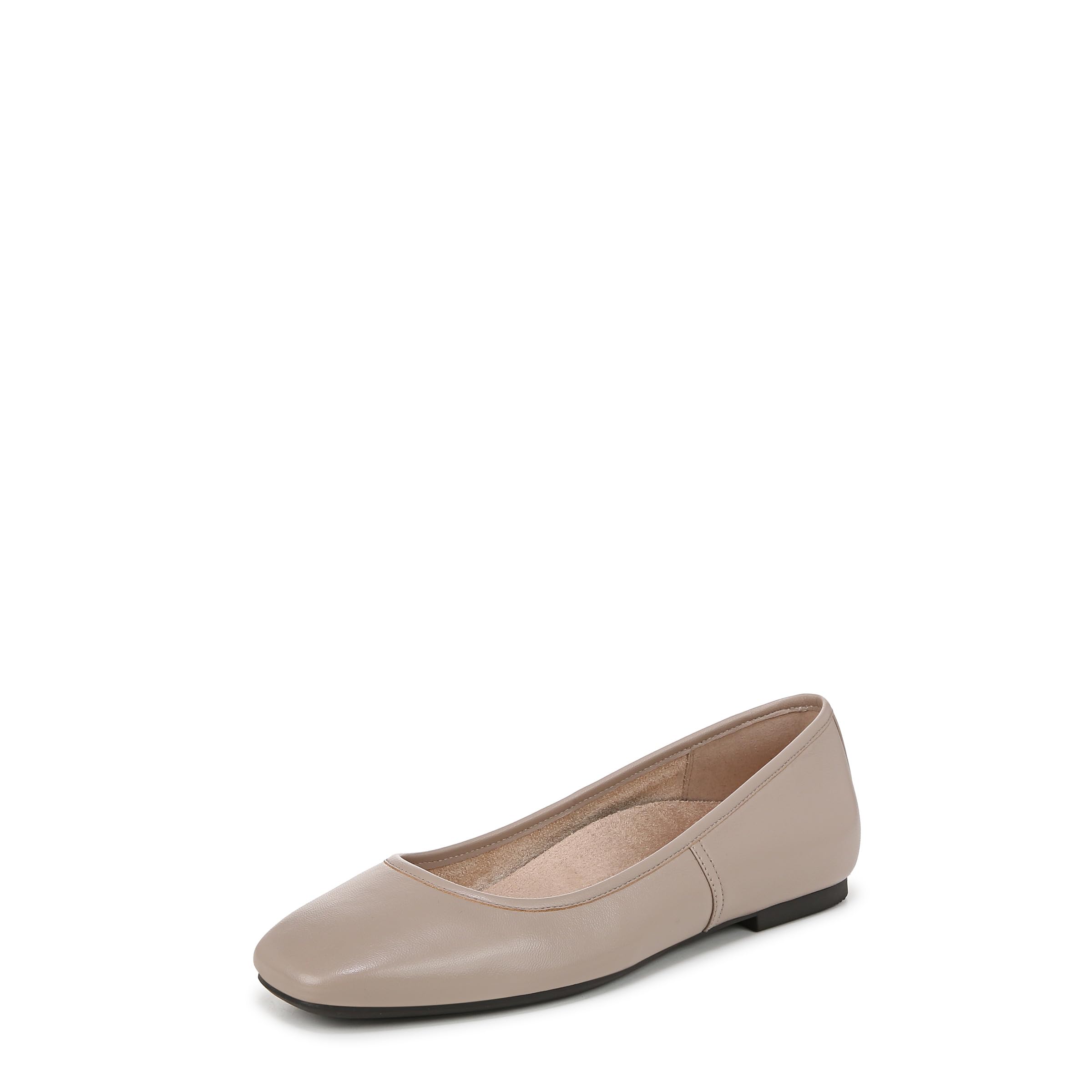 Vionic Womens Orinda Ballet Flat Putty Beige Leather 8.5 W