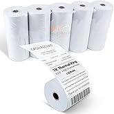 TK Thermal King, (10 Rolls) 3 1/8" x 230' Thermal Paper, Premium Quality POS Receipt Paper for Retail Business Cash Register, Fits Most Credit Card Terminal Point Of Sale