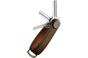 Orbitkey Crazy Horse Leather Key Organizer | Quiet Profile | Holds up to 7 Keys