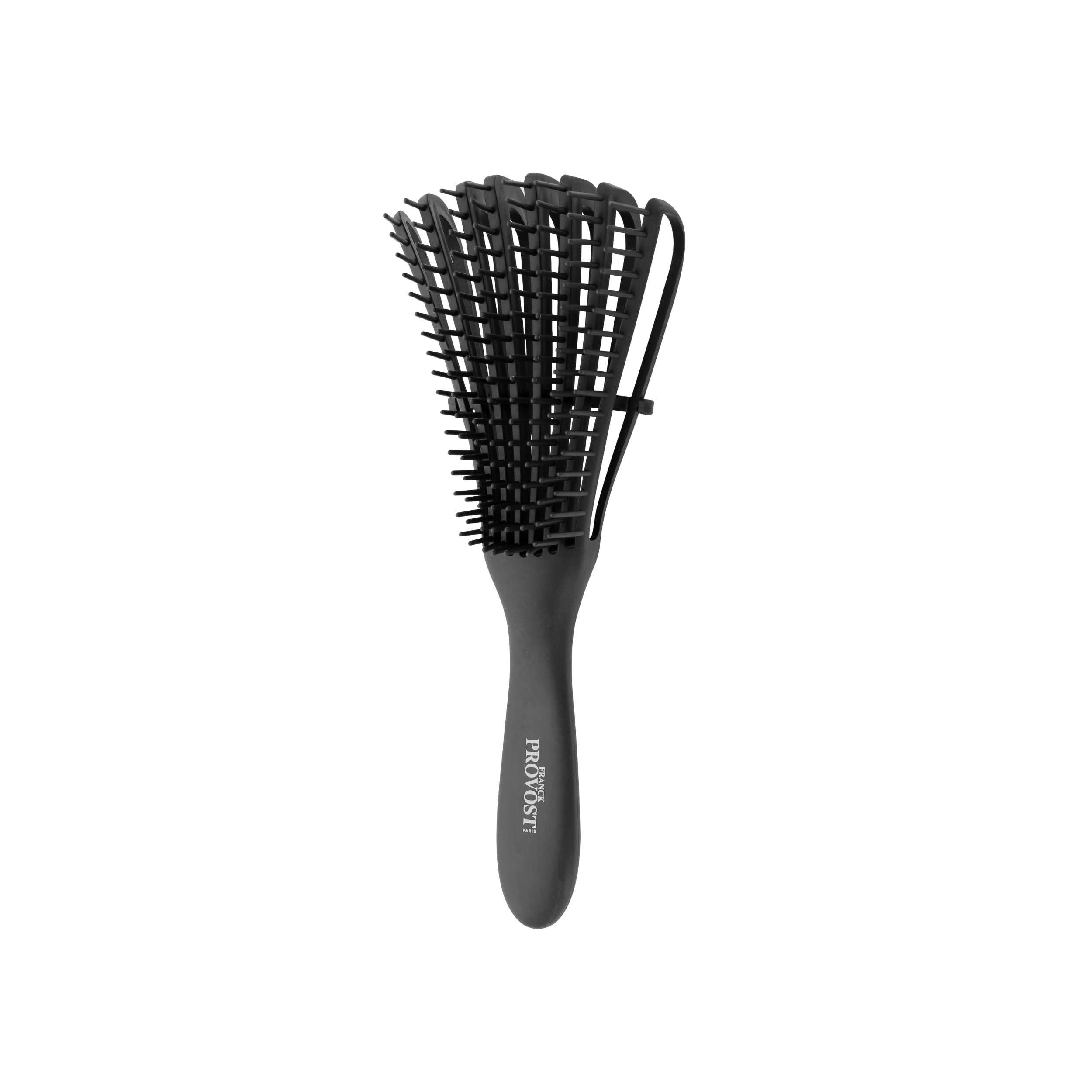 Provost Franck - Relaxed brush curls - curly and curly hair - Tandemage caprush - flexible head brush - described description - All hair types - all hair types