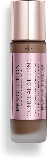 Revolution Conceal & Define Foundation F17.5 – Makeup Revolution London view 1