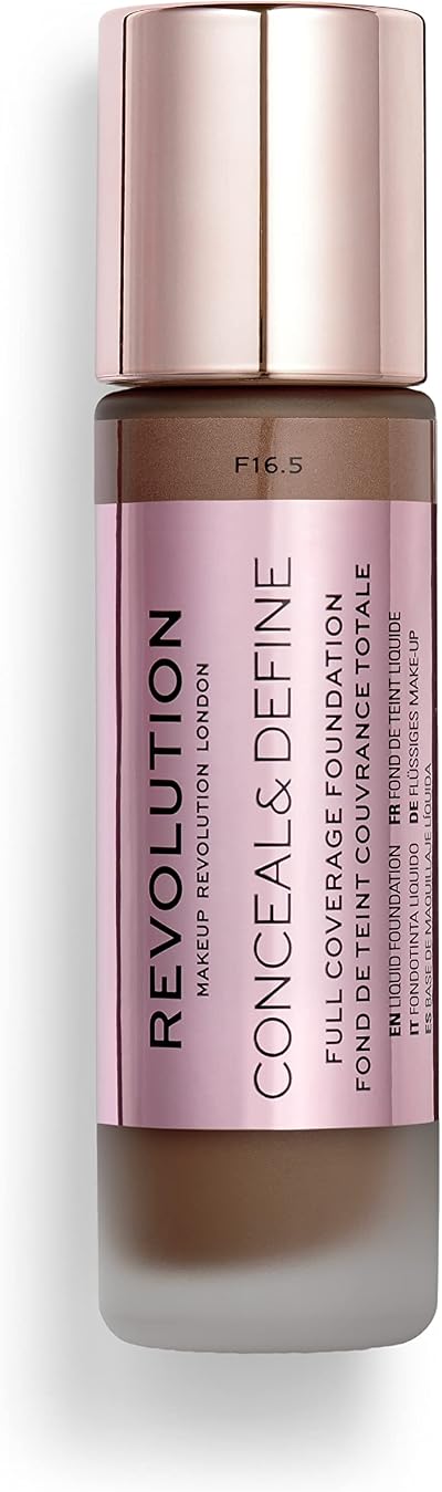 Revolution Conceal & Define Foundation F17.5 – Makeup Revolution London