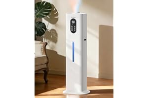 Warm & Cool Mist Humidifiers for Bedroom 500 sq ft, AILINKE 2.1Gal/8L Top Fill Humidifier Large Room with Essential Oil Diffu