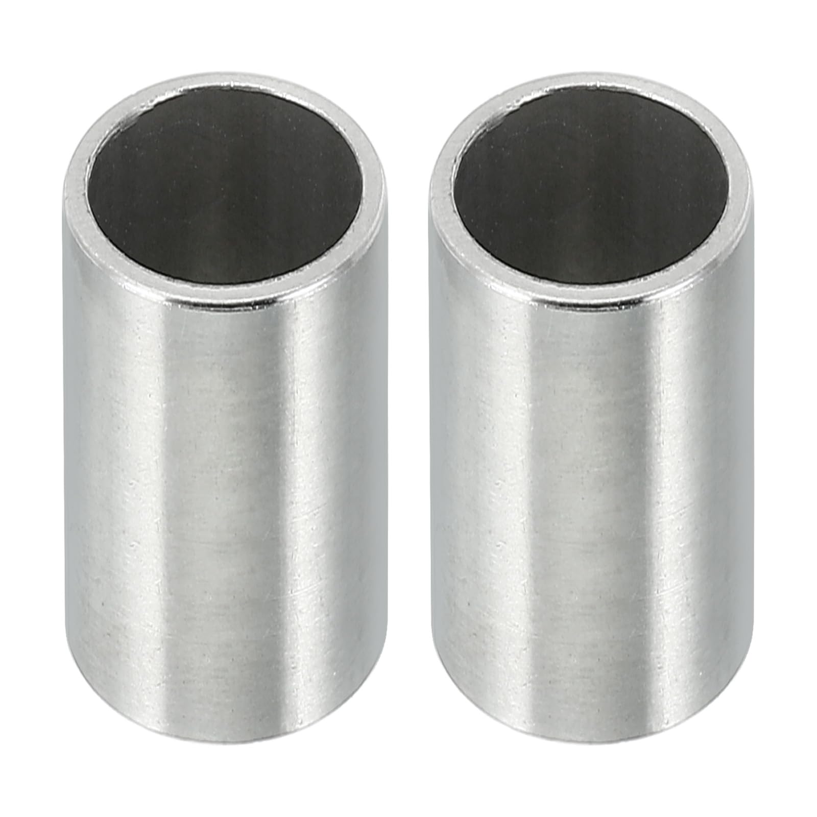PATIKIL M10 Stainless Steel Spacers, 2 Pcs Metal Spacer Stainless Steel 10.2mm ID x 12mm OD x 20mm L Spacer Screw Standoff Round for 3/8" M10 Screw Bolts