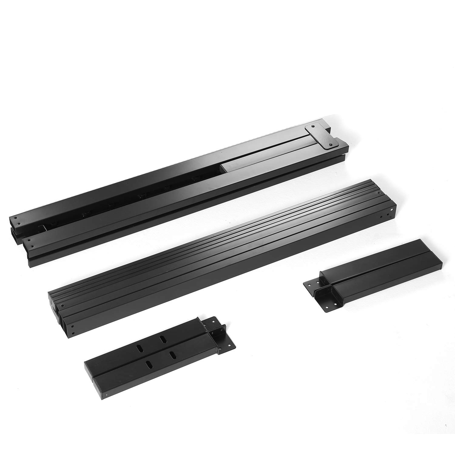 Noah Megatron 14 Inch Heavy Duty Metal Platform Bed Frame / Non-Slip, Black, Twin