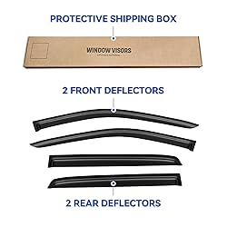 Window Visors Rain Guards for 2019 2020 2021 2022