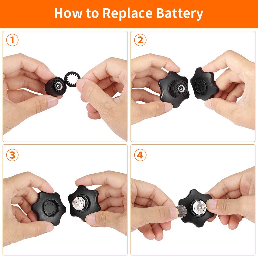 ZEEPIN TPMS Solar Power Universal Wireless Tire Pressure Monitoring System with 4 DIY External Sensors(0bar-6.82bar/0 psi - 99 psi) & Real-time Displays 4 Tires\' Pressure and Temperature