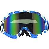 CRG Sports Motorcycle Goggle ATV Dirt Bike Off Road Racing Motocross Goggles for Men,Women, Adults