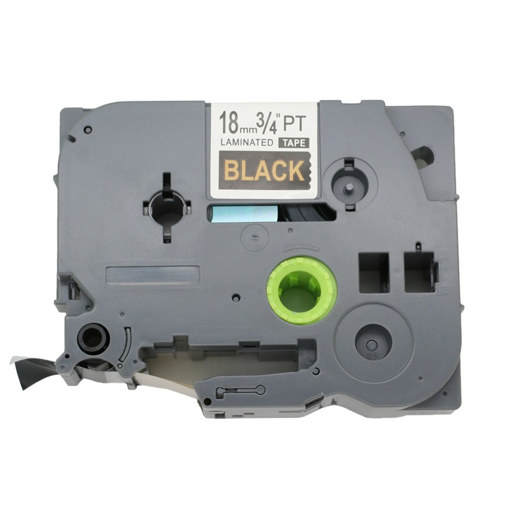 BROVACS 1 Pack Gold on Black Label Tape Compatible for Brother P-Touch TZ 344 TZe 344 18mm 3/4" OPA1134D