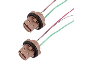 TOMALL 7443 T20 Bulb Socket Female Adapter for Brake Light (Pack of 2)