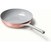 Caraway Nonstick Ceramic Frying Pan (2.7 qt, 10.5") - Non Toxic, PTFE & PFOA Free - Oven Safe & Compatible with All Stovetops