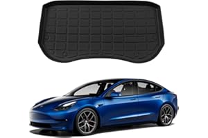 Bomely Cargo Mat Compatible with 2021 2022 2023 Tesla Model 3 Frunk Mat Front Trunk Mats TPE Cargo Liner All Weather Tesla Model 3 Accessories (Front Trunk Mat 2021+)
