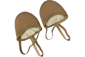 IEUDNS Half Sole Dance Shoes Gymnastic Lightweight Dancing Footwear Pirouette Shoes for Jazz Lyrical Practice Stage Studio