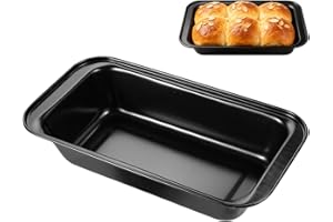 Loaf Pan Bread Loaf Pans for Baking Bread Pans for Homemade Bread Pan Nonstick Loaf Tin for Loaves Cakes Bread Bakes Meatloaf