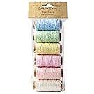 Hemptique Cotton Baker's Twine Spool Set, Mini, Creamy Pastel