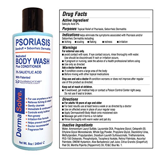 Psoriasis Body Wash by DermaSolve (2Pack) Psoriasis, Eczema