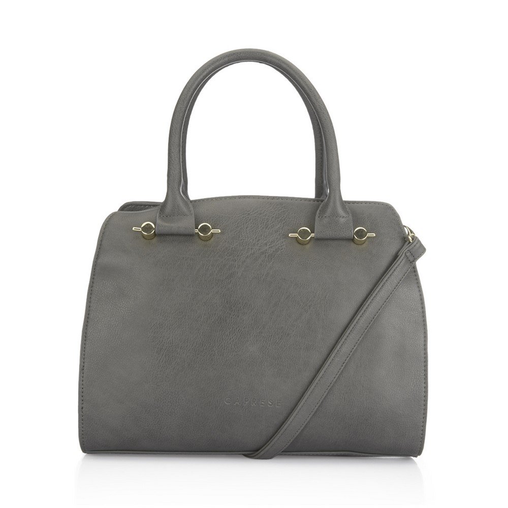 caprese women's satchel (dark grey)