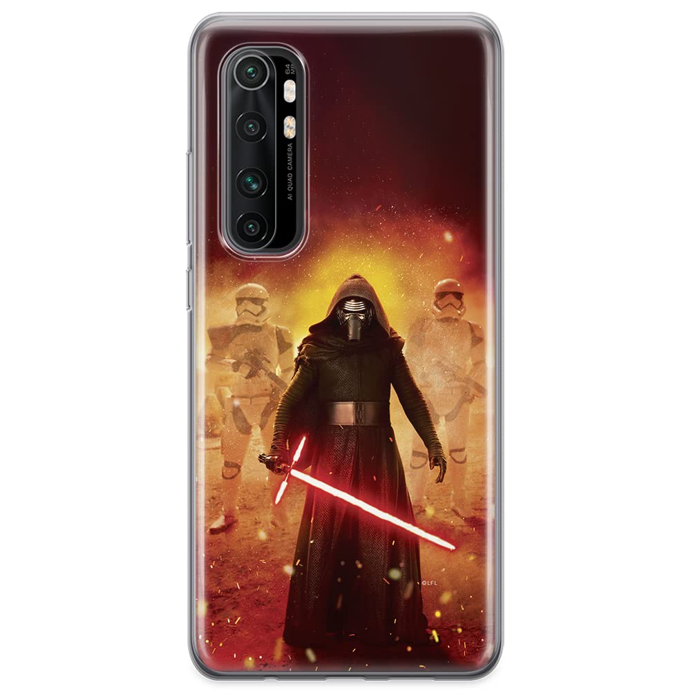 ERT GROUP mobile phone case for Xiaomi MI NOTE 10 Lite original and officially Licensed Star Wars pattern Kylo Ren 001 optimally adapted to the shape of the mobile phone, case made of TPU