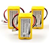 YUTSUJO (3-Pack) 4.8V 800mAh Ni-Cd Battery for BL93NC487, BAA-48R | Fits BL93NC484, BL93NC485, NIC0186, Custom-43, OSA-126, ELB-CS06, 6600012 and 6200-RP emergency lights.