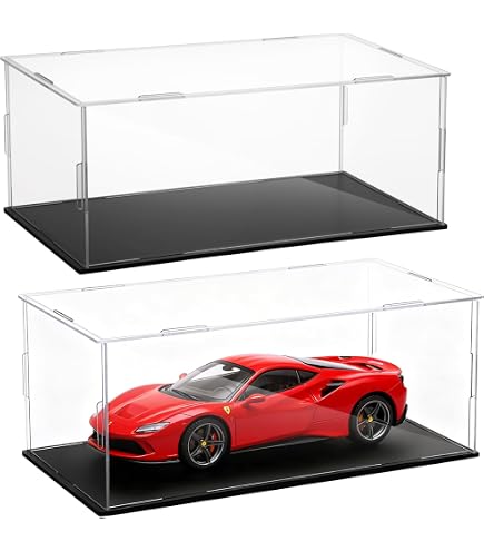 Vitrina Expositora De Plástico Para 8 Coches A Escala 1/64, Organizador Transparente Para Coleccionistas