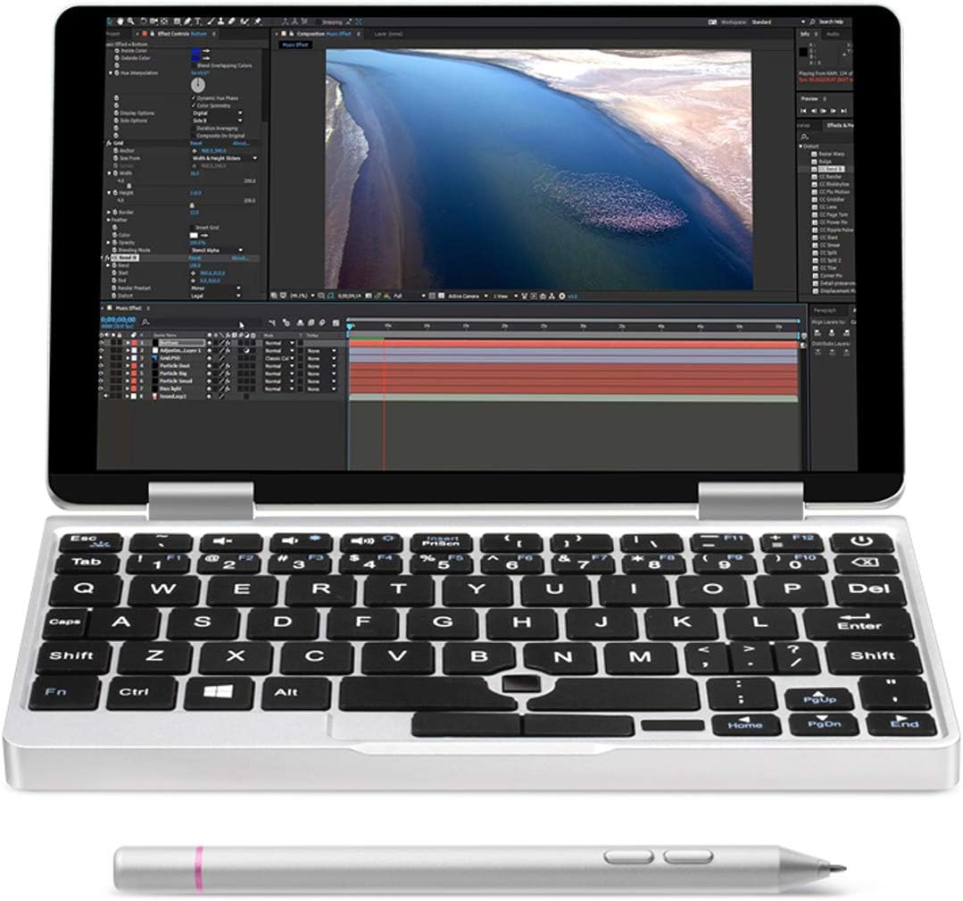 VOYO 2 in 1 Mini Business Laptop 7'', Fingerprint Lock Inter CoreM3-7Y30 8G RAM 256G ROM SSD 1920 1200 IPS Win10 360°YO-GA Configuration 2048 Writing Pen