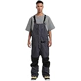 GSOU SNOW Snowboard Bibs Mens Ski Bibs Overalls Snow Pants Womens Waterproof Insulated Sport