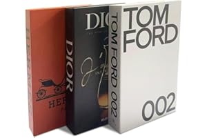 TOP CLADD Chic Faux Book Set for Stylish Home Decor - Preppy Aesthetic Collection (Set of 3) (Orange, White, Balck)