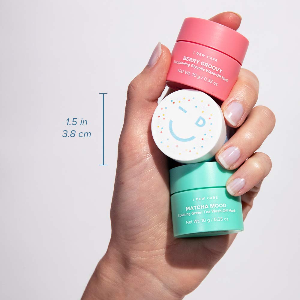 I DEW CARE Mini Scoops | Wash Off Face Mask Skin Care Trio | Korean Skin Care Starter Set | Self Care Gifts for Women | Facial Treatment, Vegan, Cruelty-free, Paraben-free: Beauty