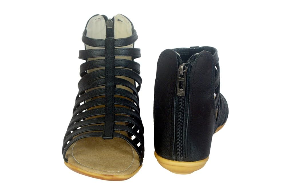 remson india women's synthetic flat gladiator